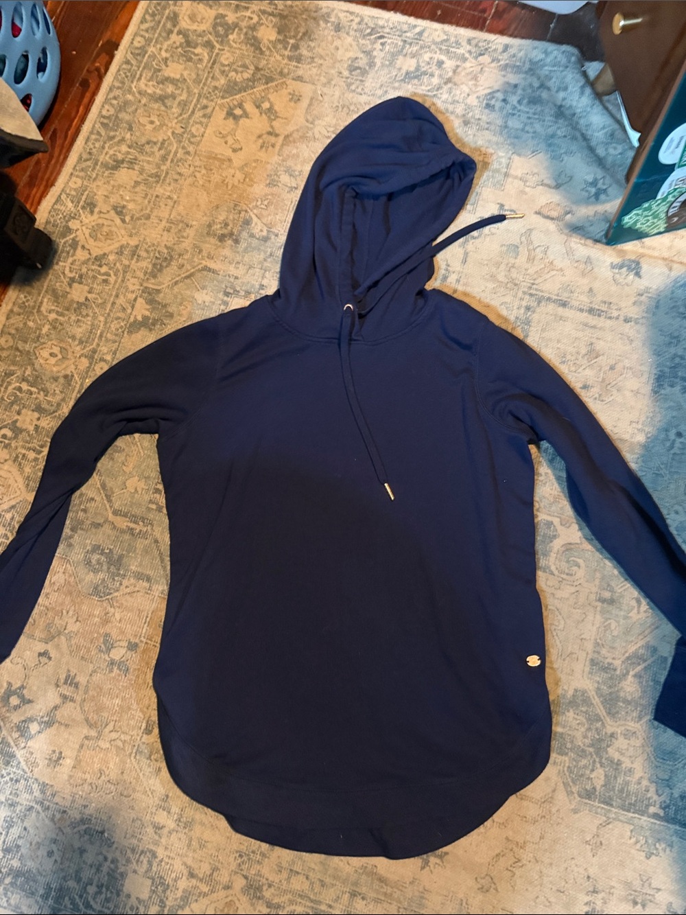 GAIAM Men's Navy Zip-Up Hoodie Sweater